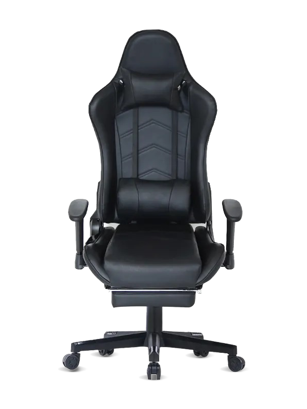 Nội thất văn phòng 2021 Ghế chơi game da đen có thể điều chỉnh  Nội thất văn phòng 2021 Ghế chơi game da đen có thể điều chỉnh